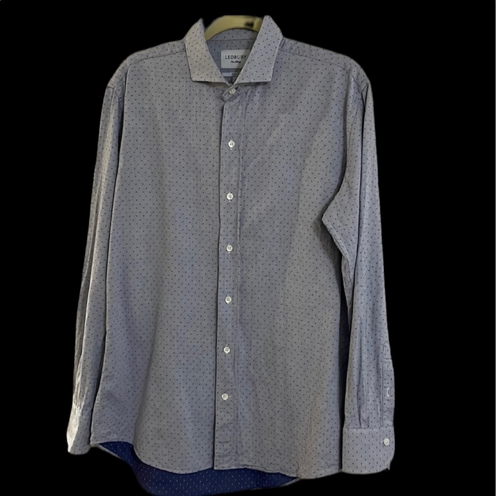 Men's Gray Dress Shirt